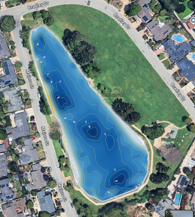 Depth to solid ground
